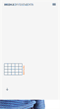 Mobile Screenshot of bridgeinvestments.com